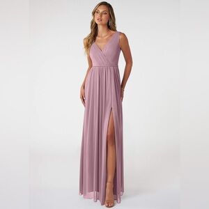 Azazie Tanicia Dress in Dusty Rose